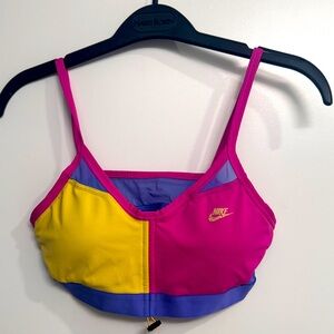 Nike Multicolor Sports Bra with Logo